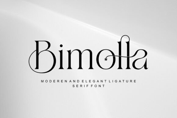 Bimolla – The Perfect Fusion of Luxury and Minimalism in Typography