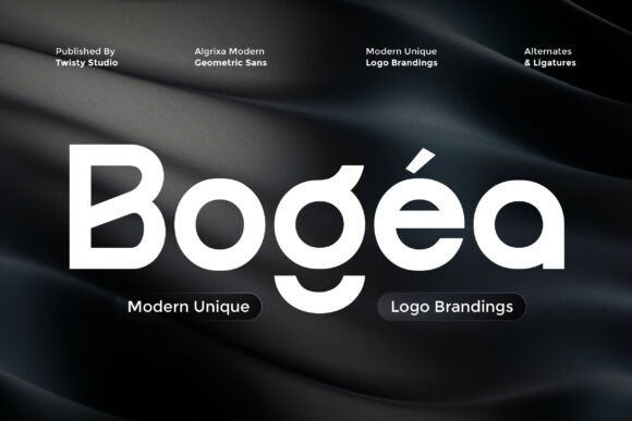 Bogea: A Modern Typeface for Professional Design