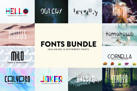 Fonts Bundle Vol 1: A Designer’s Essential