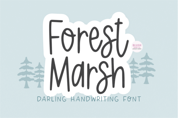 Forest Marsh: A Handwritten Font for Creative Projects