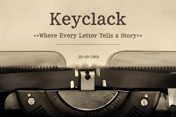 Keyclack: The Vintage Typewriter Font for Modern Design
