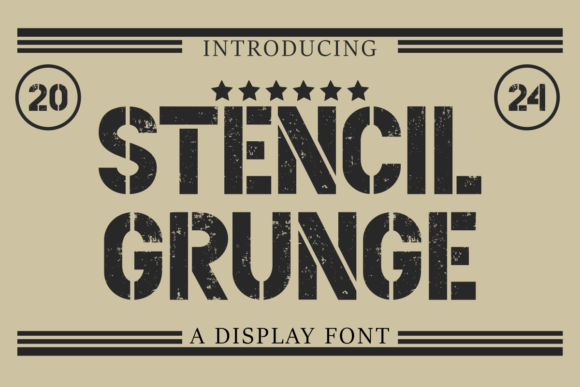 Stencil Gruge: A Bold and Vintage Style for Creative Expression