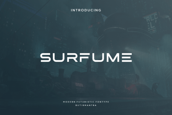 Surfume: A Futuristic Font for Modern Design