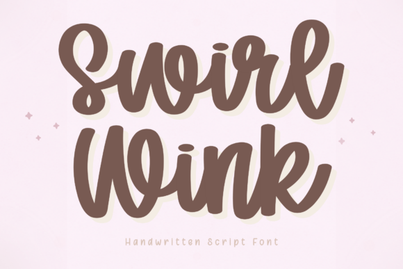 Swirl Wink: A Handwritten Script for Modern Creativity