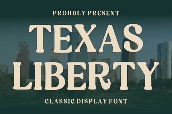 Texas Liberty: A Bold Vintage Font for Timeless Design